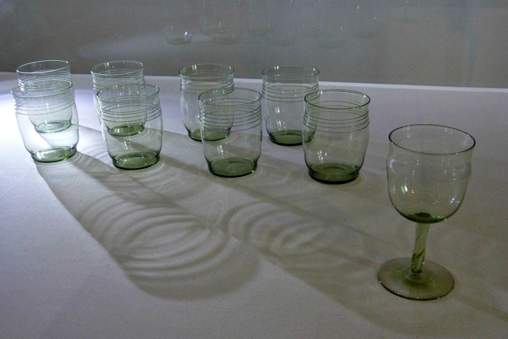 'shadows' - glasses for the dining table by quietpurplehaze