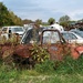 Truck at the auto junkyard by mittens