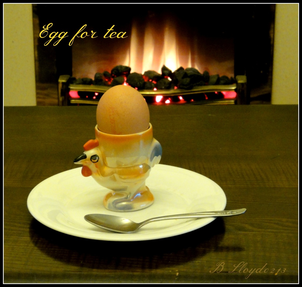 "An Egg for tea."  by beryl