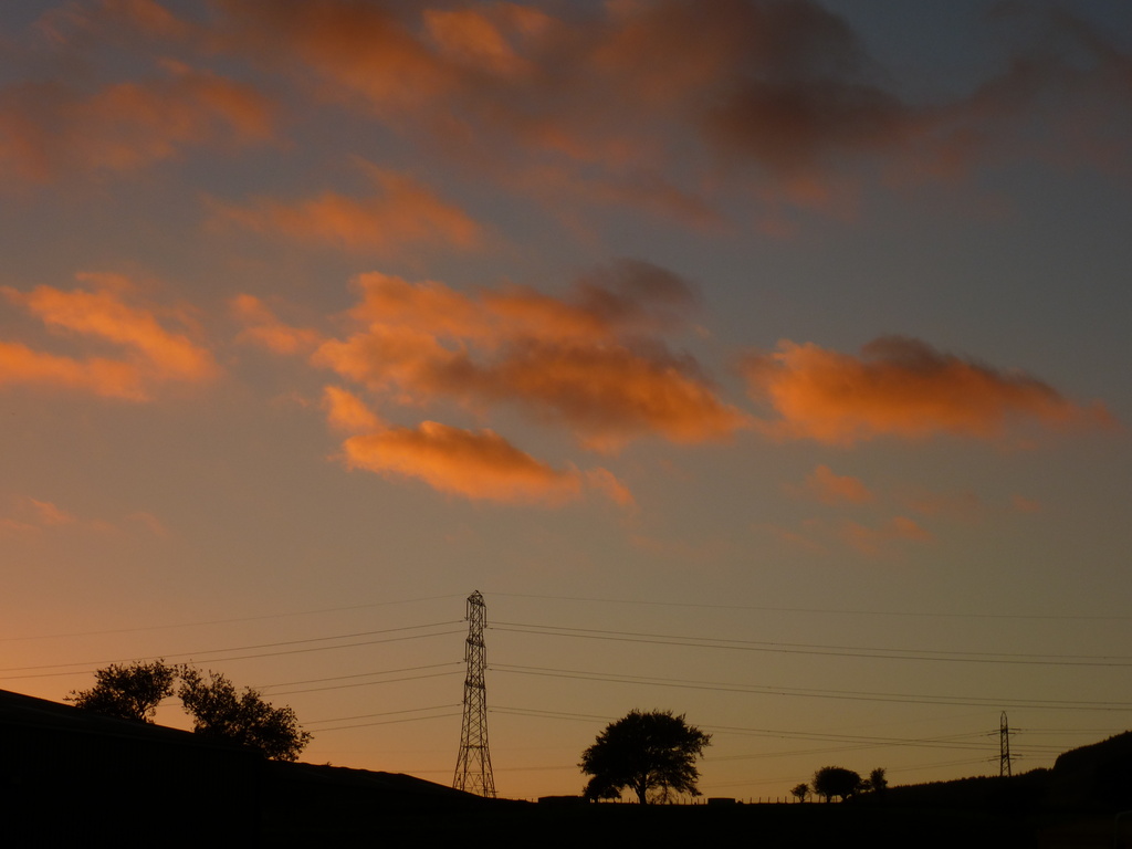 Scottish country sunset by quietpurplehaze