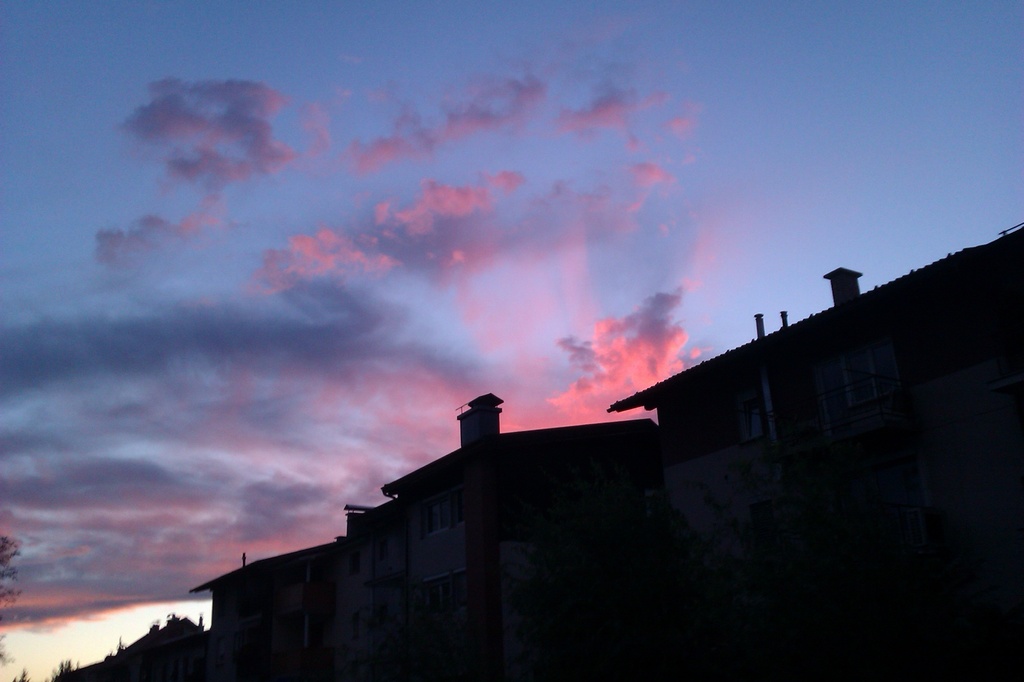 Pink sky by nami
