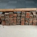 Wood on Bricks -  A Temporary Art Instalation   by oldjosh