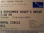 15th Oct 2013 - A Night at the Theatre