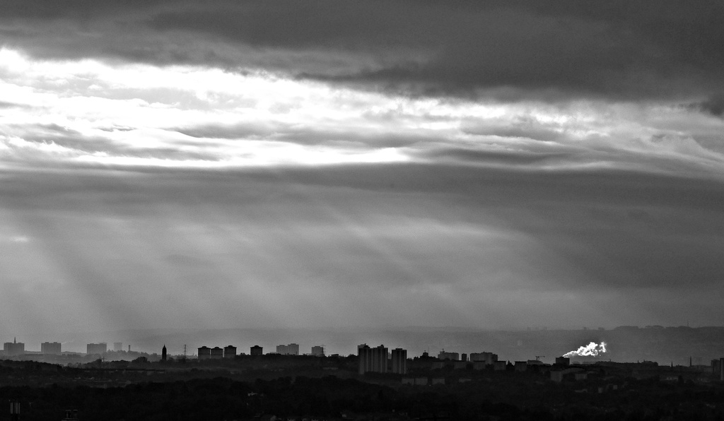 Glasgow skyline  by quietpurplehaze