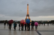 16th Oct 2013 - Rainy day at the Eiffel Tower