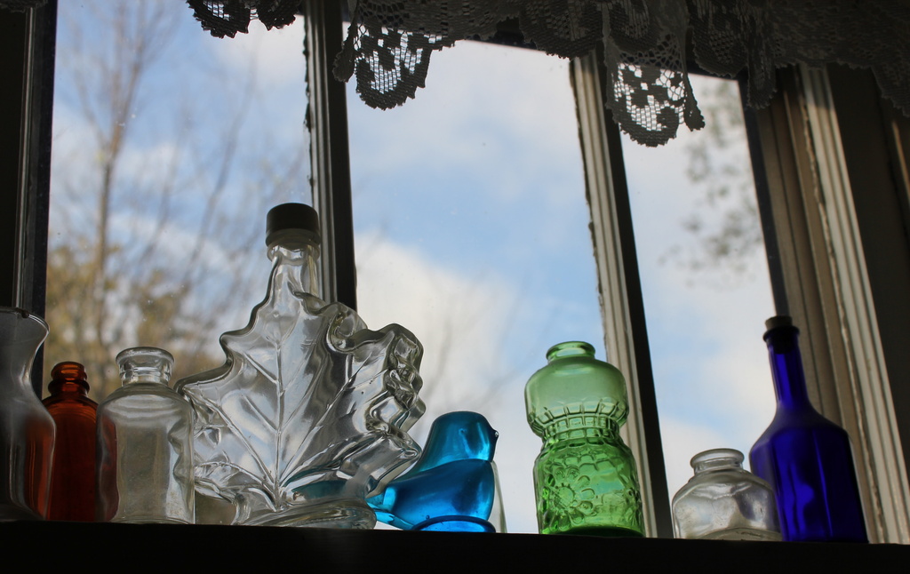 Bottles in the window by randystreat