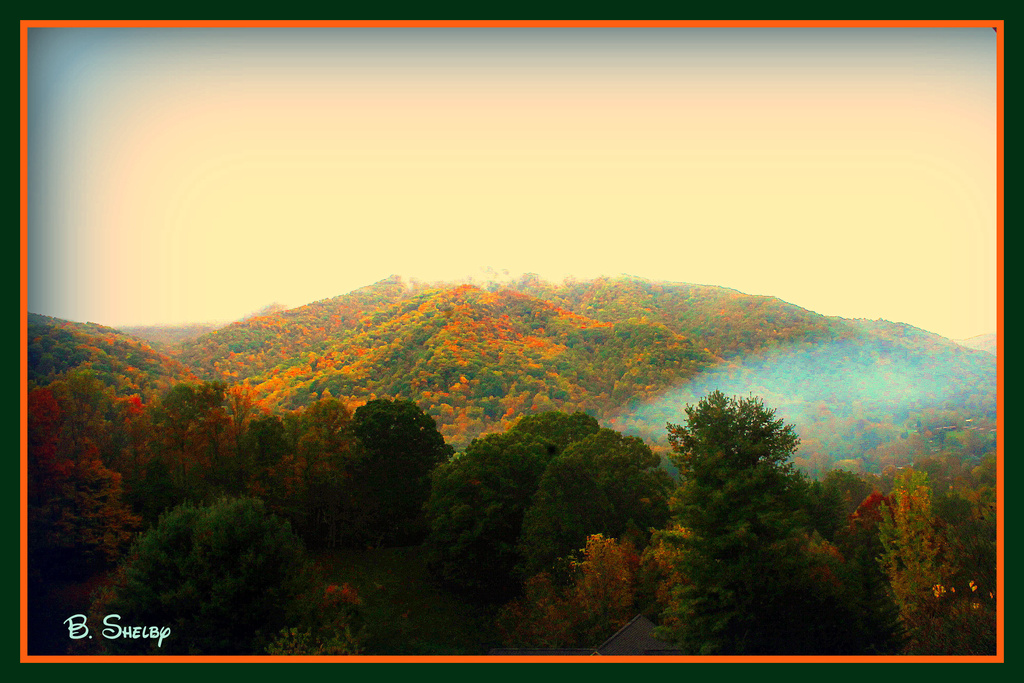 Fog on the Mountain by vernabeth