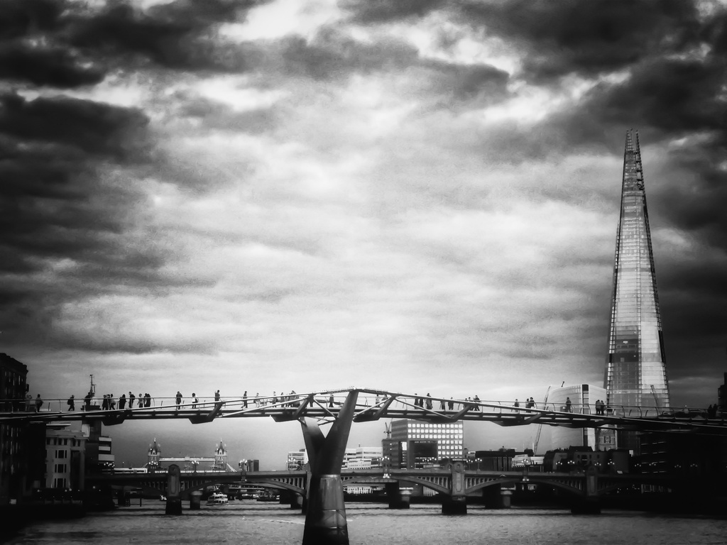 The Shard in b&w.... by streats