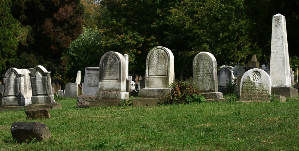 Gravestones by mittens