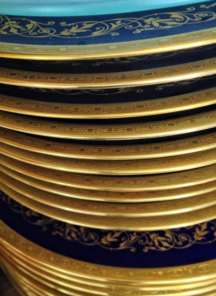 Golden plates by cocobella