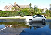 27th Oct 2013 - This morning when we went out we found the biggest puddle...