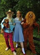26th Oct 2013 - Scarecrow with Toto ( A Welsh Terrier named Colin ), Dorothy and Lion !