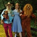 Scarecrow with Toto ( A Welsh Terrier named Colin ), Dorothy and Lion ! by beryl