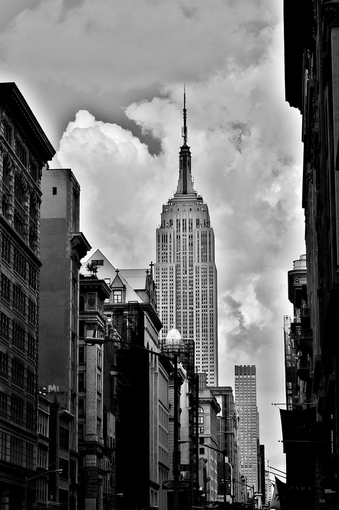 Empire State Building from Greenwich Village by soboy5
