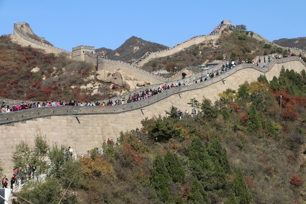 Busy Day at the Great Wall of China by kimmer50