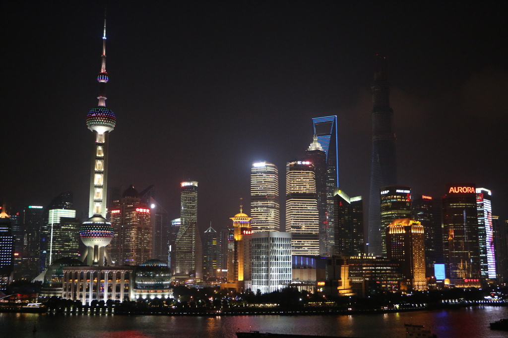Shanghai Skyline by kimmer50