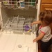 Helping mommy with the dishes by mdoelger