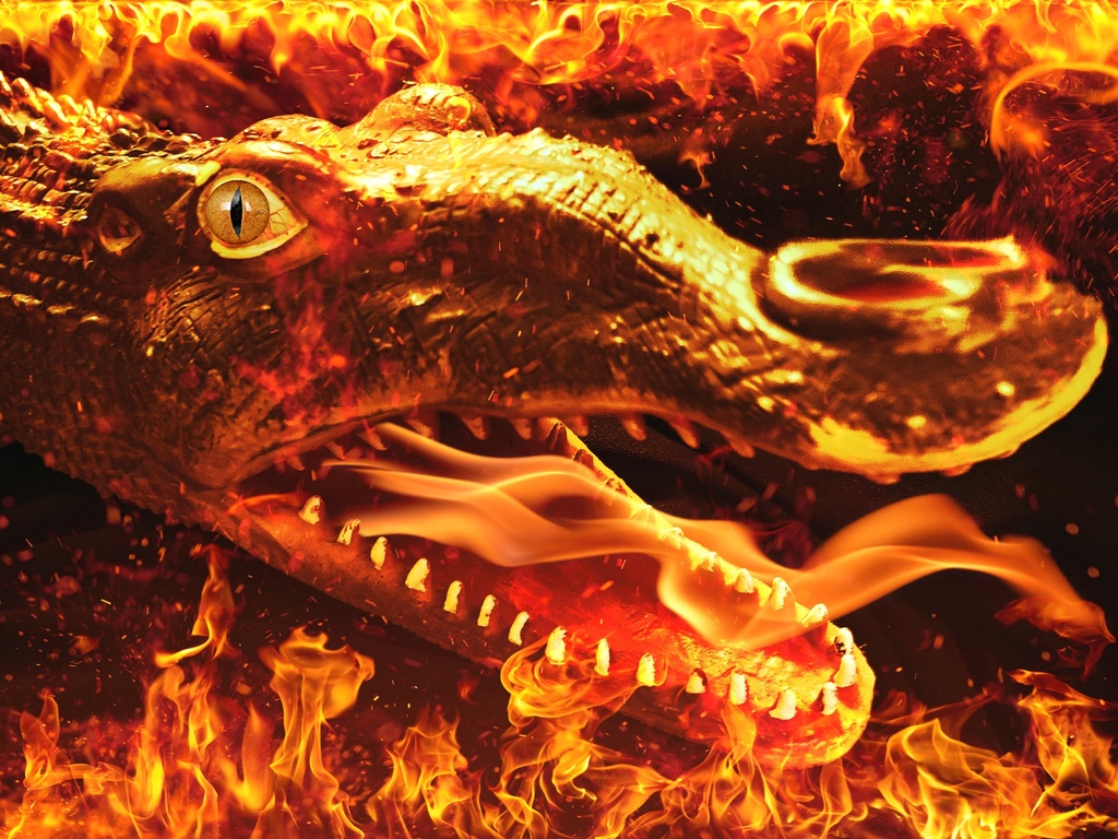 Croctober:  The Desolation of Smaug by juliedduncan