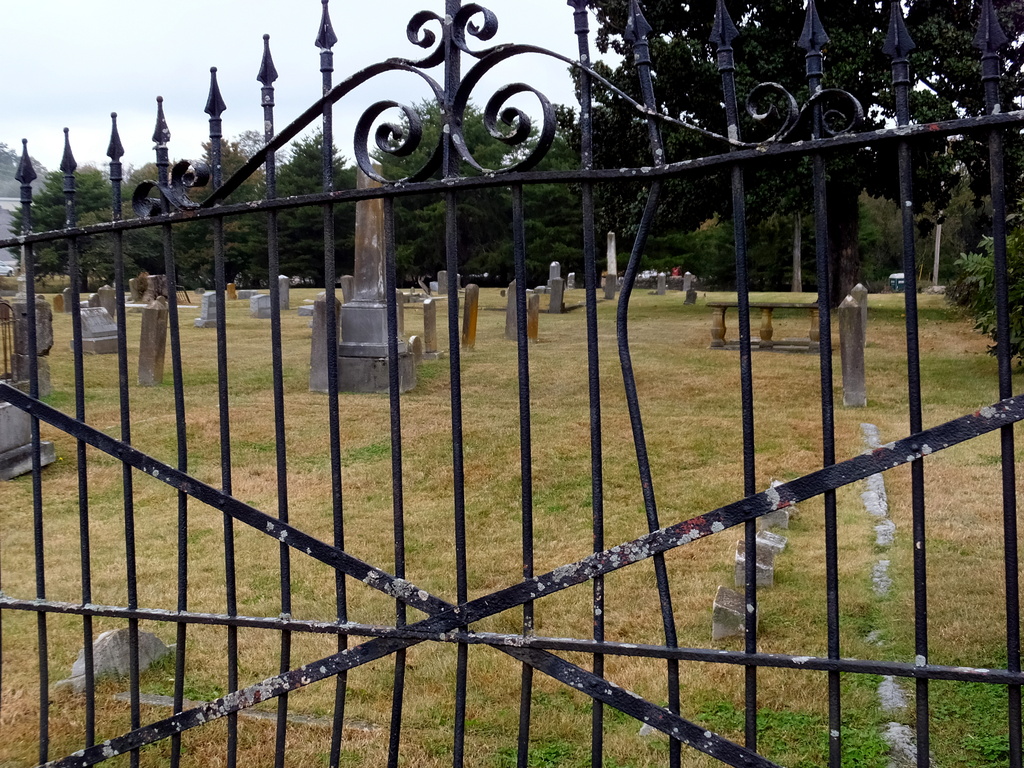 Cemetery Gate by linnypinny