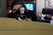 30th Oct 2013 - Selfie and Skeleton