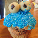 Cookie Monster Muffin by justaspark