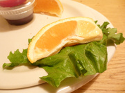 2nd Nov 2013 - Orange Wedge and Lettuce