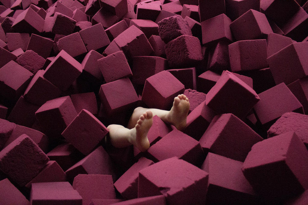 Lost in the foam pit by goosemanning
