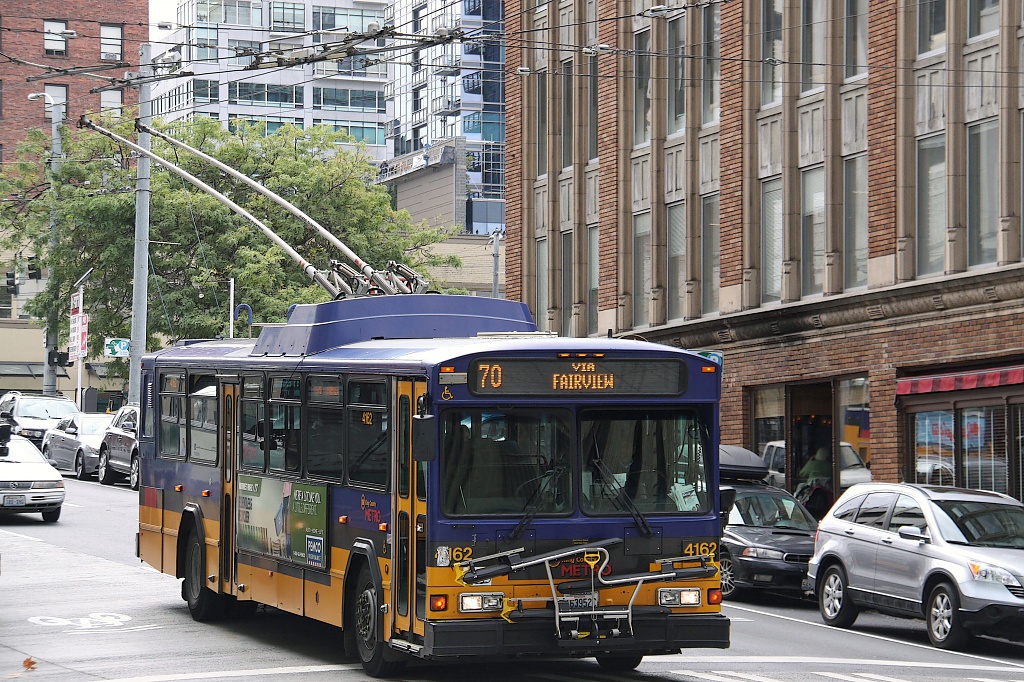 Trolleybus in Seattle  "Technology that has made a difference." by seattle