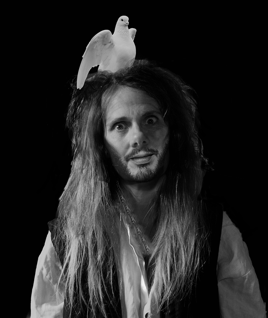 Me as Russel Brand by fiveplustwo