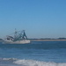 Shrimp boat at Topsail by graceratliff