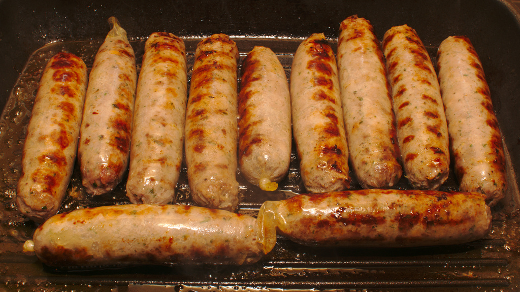 Home made sausages by darkhorse