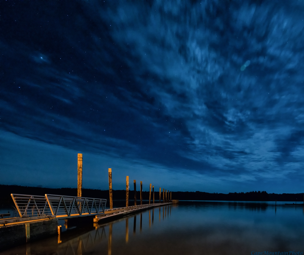 Twilight At Siltcoos Dock by jgpittenger