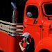 Red truck by dora