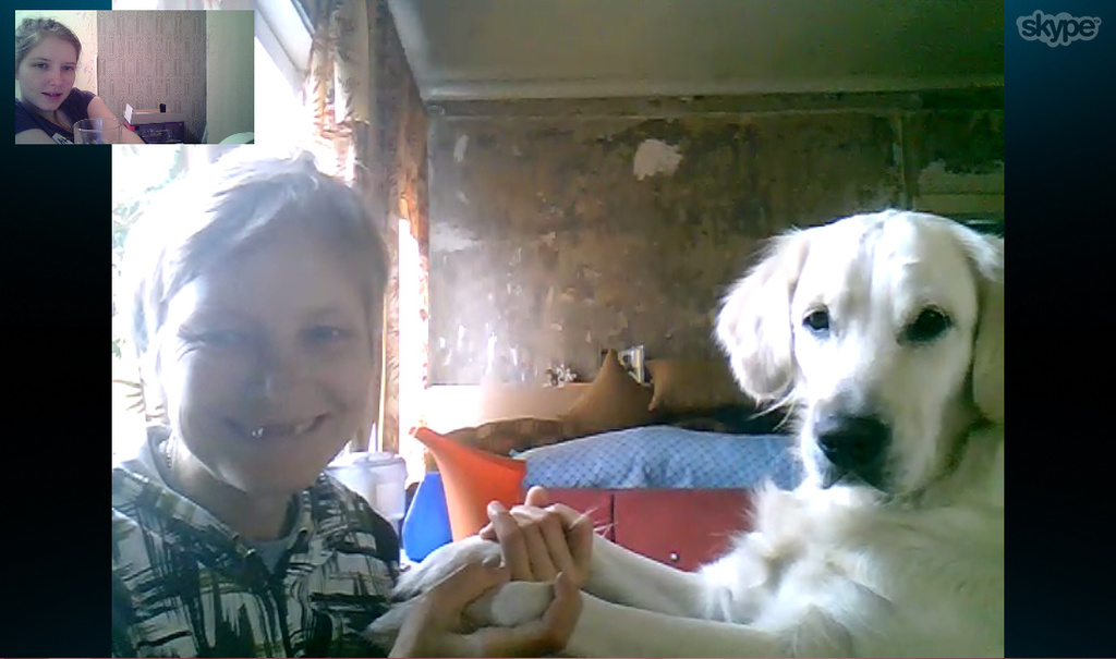 skype, my mom and Maggy by inspirare