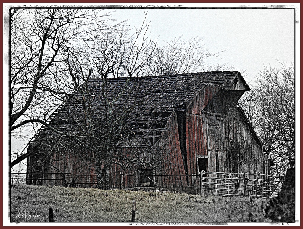 Weathered Barn Speaks by genealogygenie