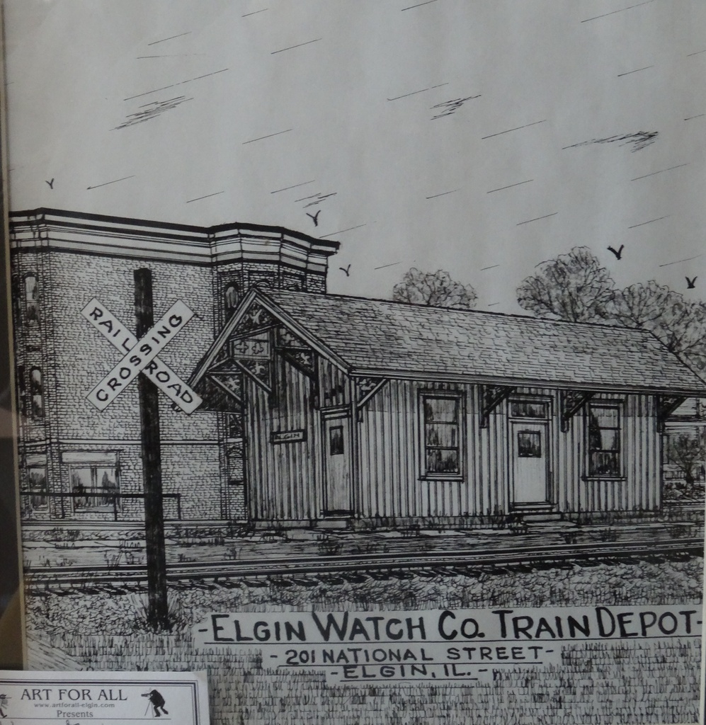 Day 173 Elgin Watch Co Train Depot by rminer