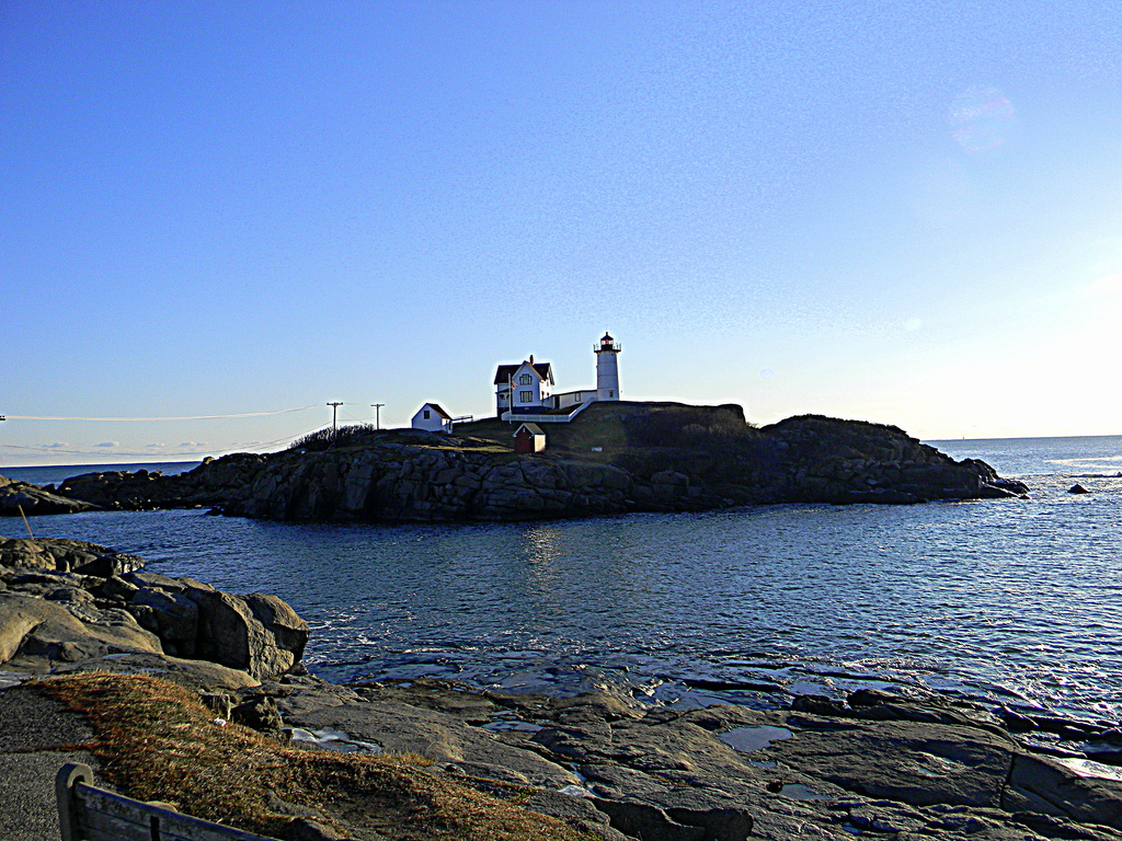 Nubble Lighthouse by homeschoolmom