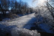 29th Nov 2013 - Frosty morning on Riviere Delisle