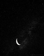 30th Nov 2013 - Small moon and Stars