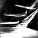 Glass Bowl in Black and White by olivetreeann