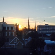3rd Dec 2013 - Sunset, downtown Charleston, SC