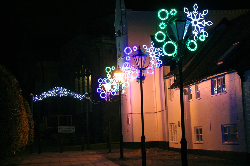 Lights in Droitwich by daffodill
