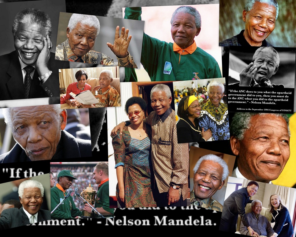 Nelson Rolihlahla Mandela by kiwiflora