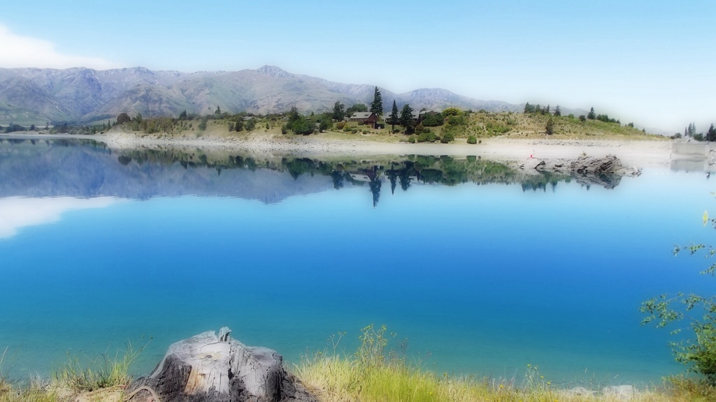 lake stillness on a hot day by maggiemae