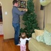 Helping daddy put up the Christmas tree by mdoelger
