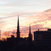 10th Dec 2013 - Sunset, downtown Charleston, 