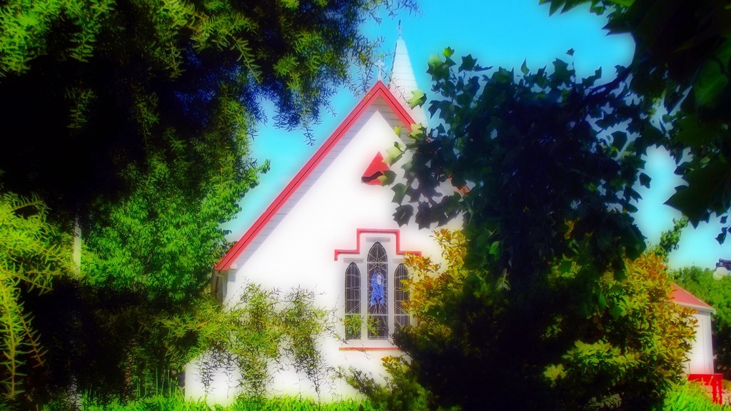Church in colour by maggiemae