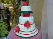 12th Dec 2013 - Christmas cake for Poinsettia Day