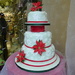 Christmas cake for Poinsettia Day by quietpurplehaze
