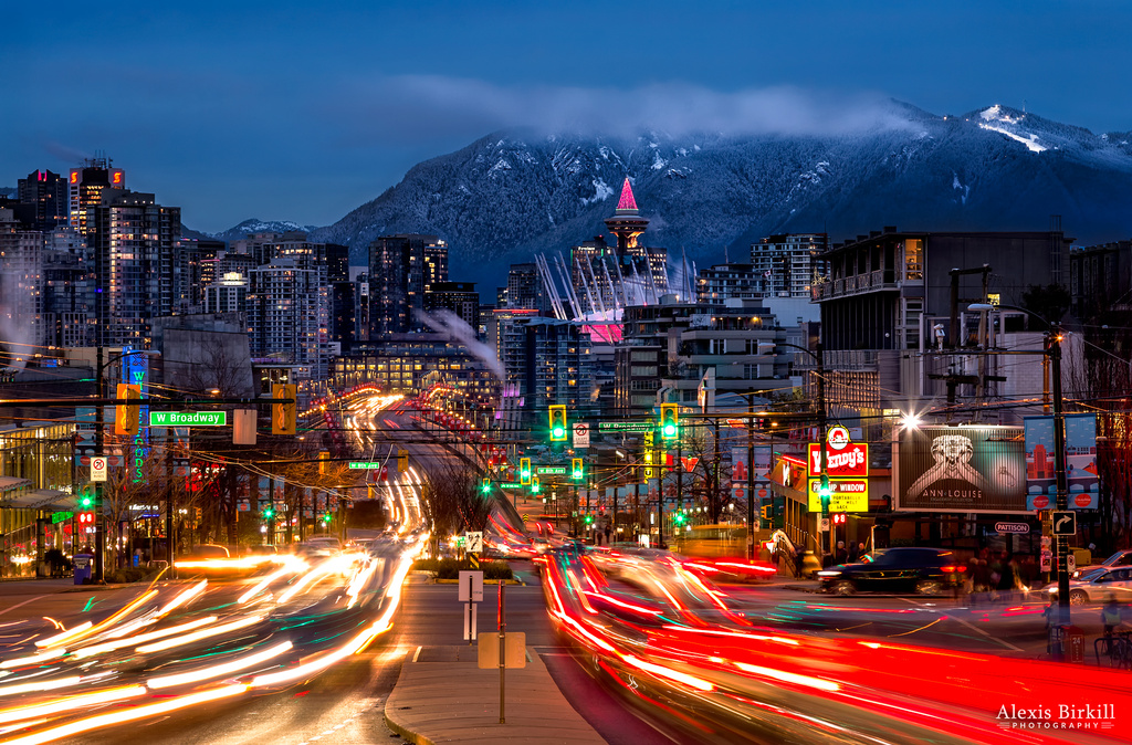 West Broadway and Cambie by abirkill